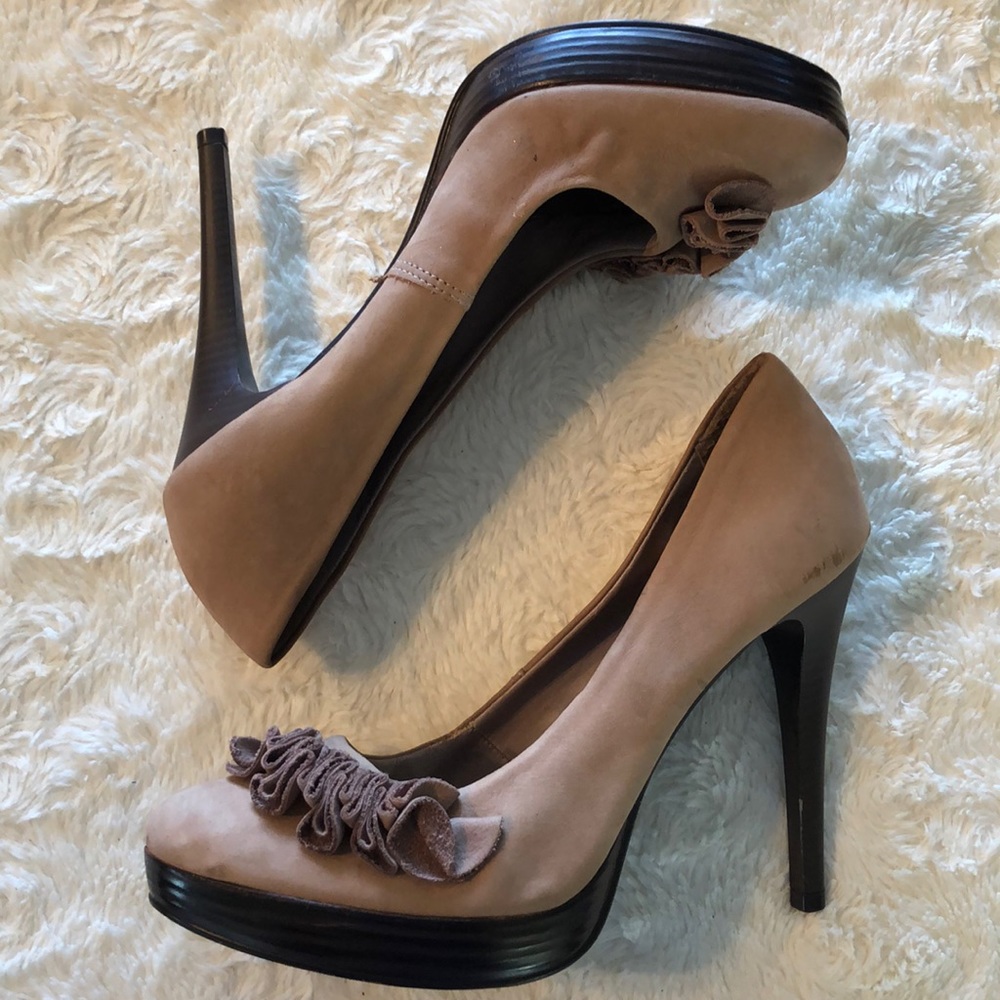 Suede Heels
